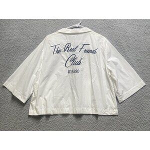 Zara Trafaluc Collection The Real Friends Club Women’s White 3/4 Sleeve L Top